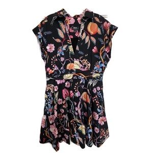 ANTHROPOLOGIE Maeve Floral Mini Dress